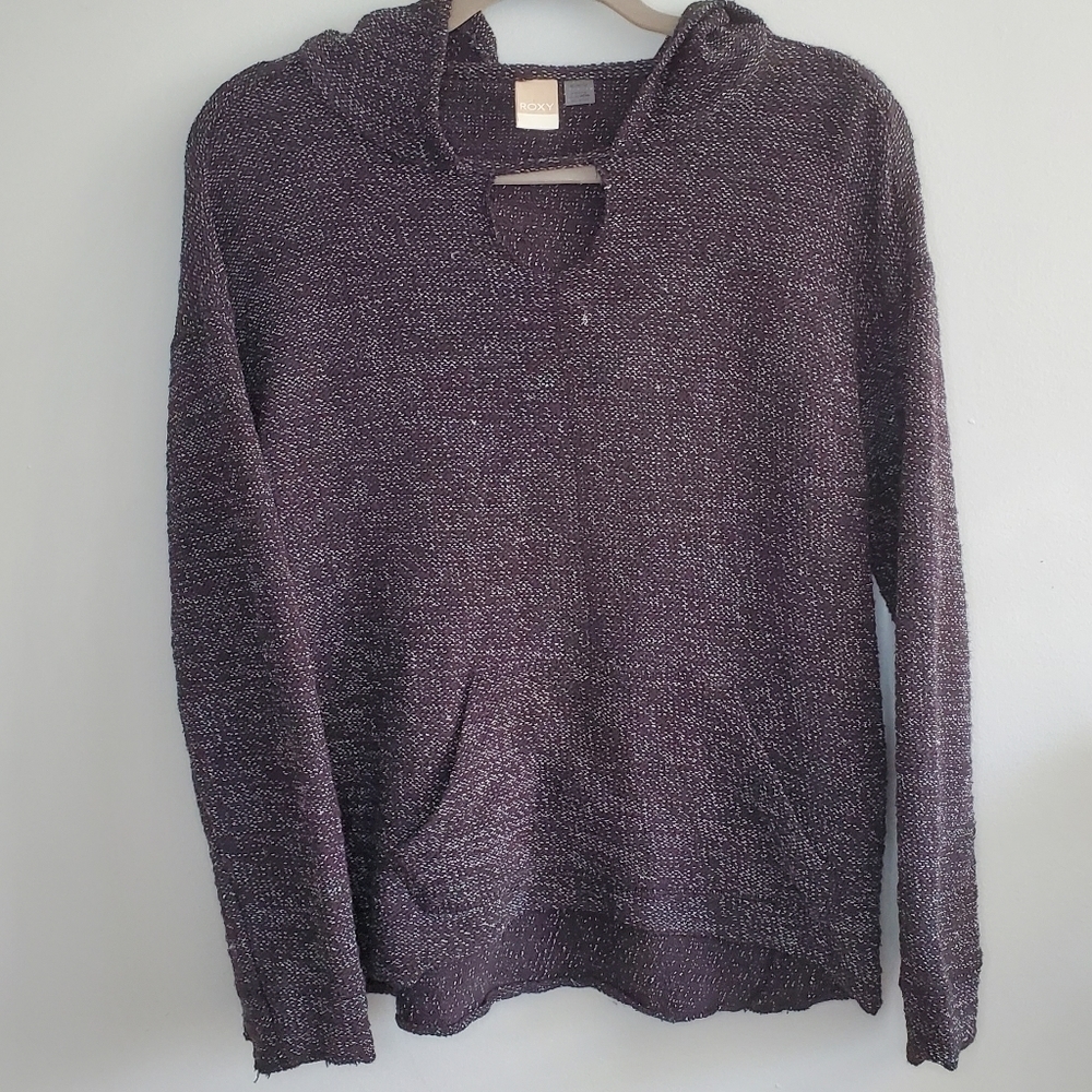 Roxy | Medium | Crazy Waves Keyhole Hoodie